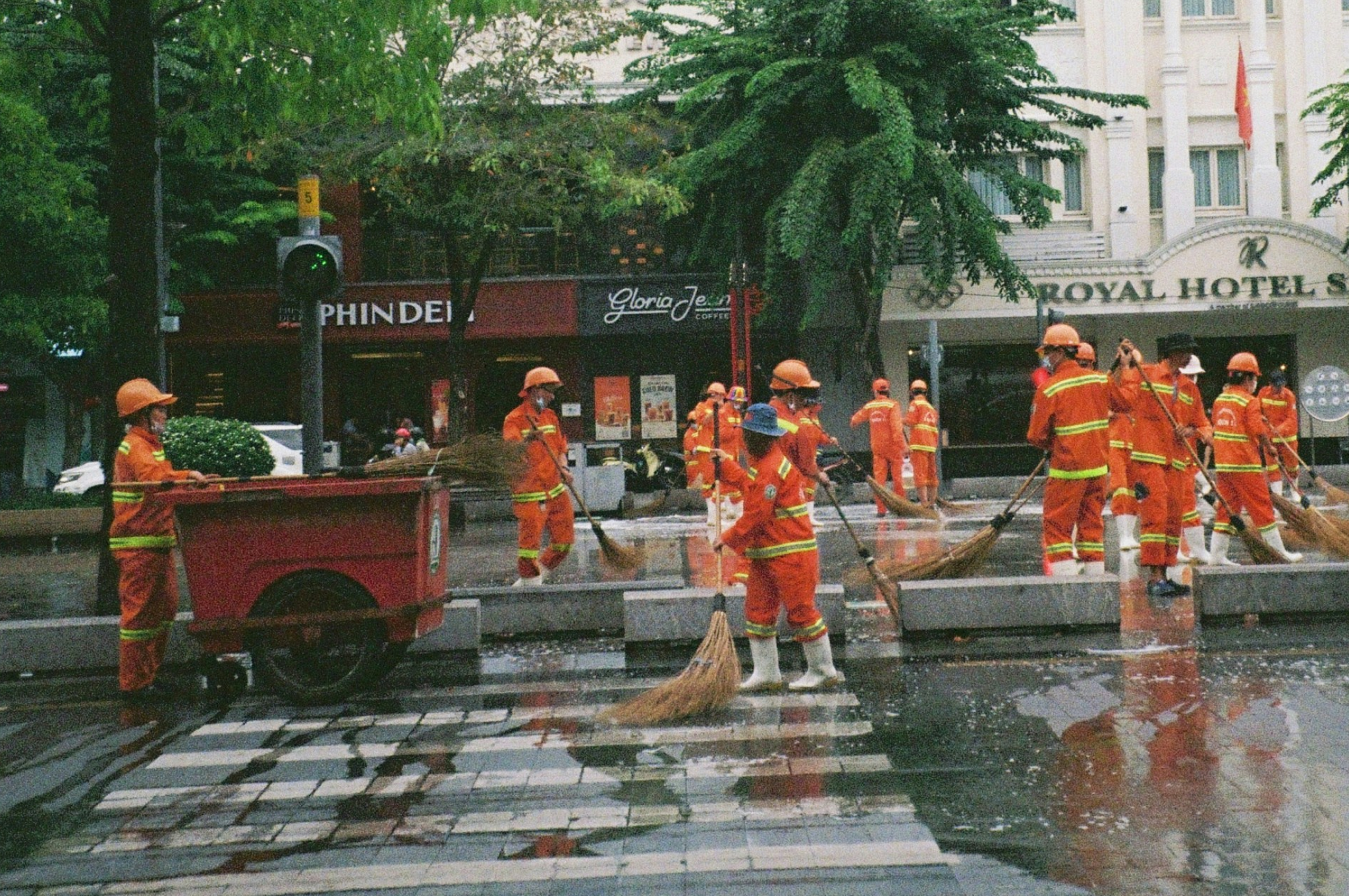 Industrial background pattern